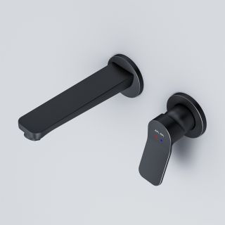 Встраиваемый смеситель для раковины Am.Pm X-Joy чёрный матовый F85A72622